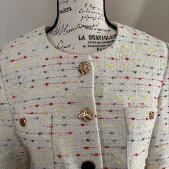 Love Bonito Monroe Tweed Crop Jacket - Picture 4 of 8